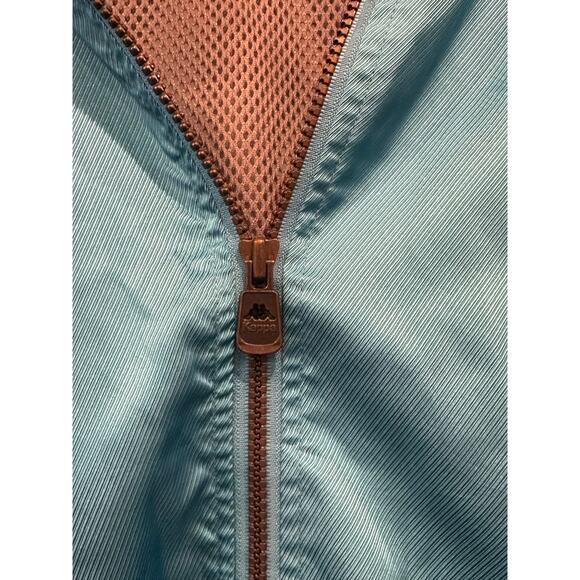 Kappa Tracktop with hidden Hoodie Blue Purple Jacket Vintage Full Zip RARE - Picture 4 of 16
